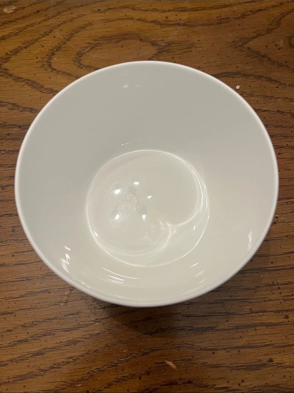 Set of 3 White Ceramic Bowls with Floral & Butterfly Pattern‎